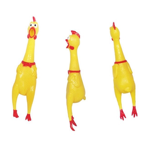 đồ chơi gà la hét cho bé hoặc thú cưng