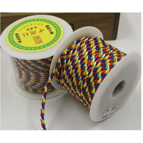 1 CUỘN DÂY CHỈ NGũ SẮC Size 4MM - 583