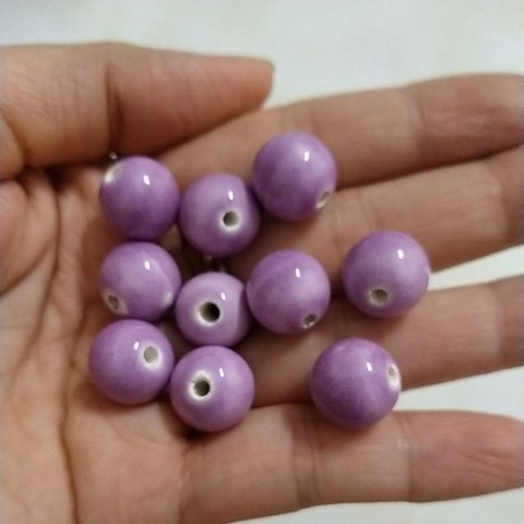 10viên gốm sứ tím 12mm