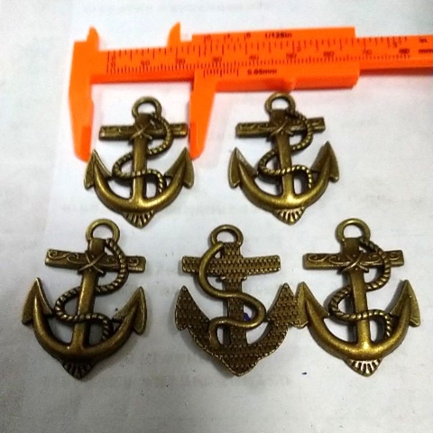 13-50gam mặt mỏ neo màu đồng 28x40mm