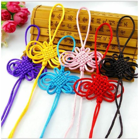 (P131A-1) Dây thắt nơ treo phụ kiện , dây treo tua rua, dây đồng tâm kết