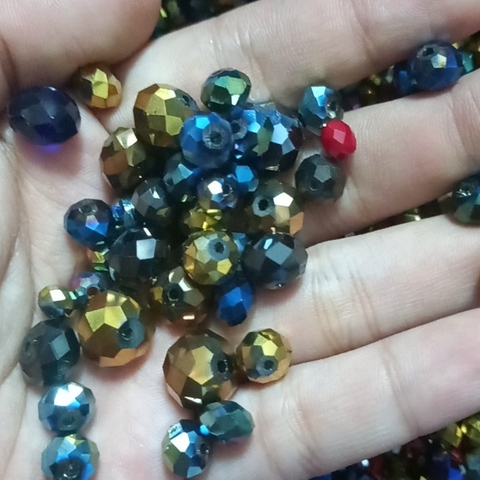 Gói 5 viên pha lê 6mm 8mm 10mm 12mm