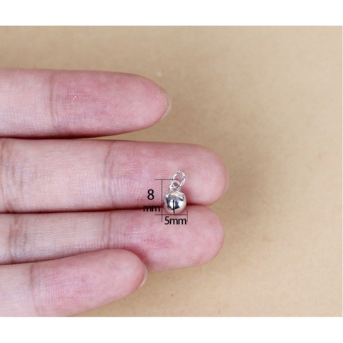 chuông bạc 925 size 5x8mm