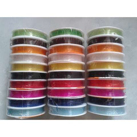 Lốc 10 cuộn Cước thun đủ màu