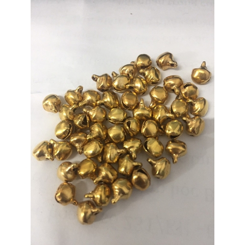 10-20 cái chuông 8mm-10mm-12mm-14mmly trang trí thủ công handmade, làm lục lạc chơ mèo, thú cưng