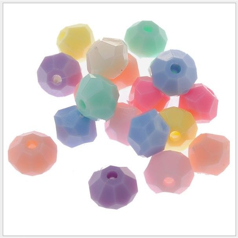 10-50gam hạt nhựa hình chóp vát cạnh 10mm #P117-24