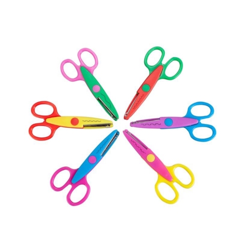 Kéo cắt viền lượn sóng, răng cưa trang trí thiệp, abum, kéo trẻ em