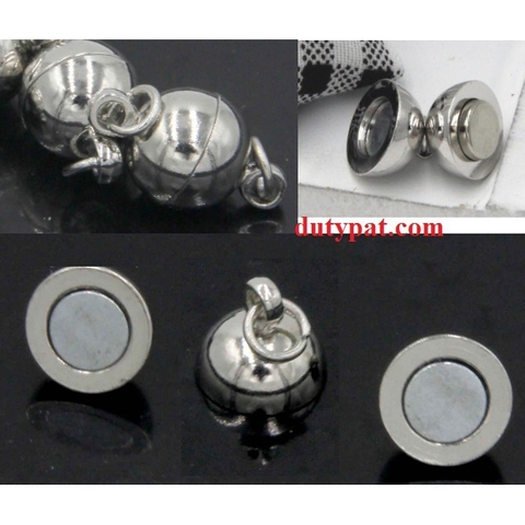 chốt khóa đầu dây nam châm tròn size8-10mm