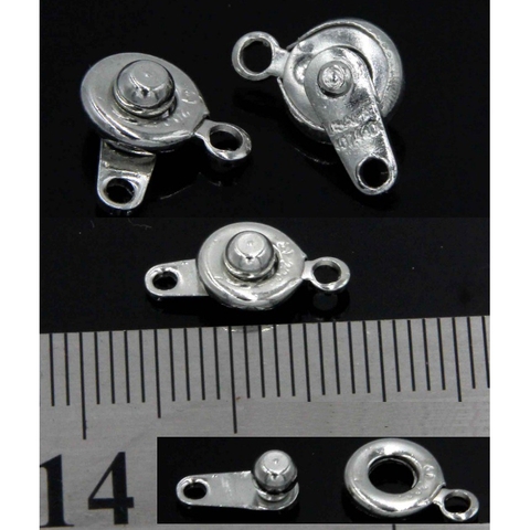 1-5cái khóa snap, khóa bóp, khóa bấm làm vòng cổ, vòng tay