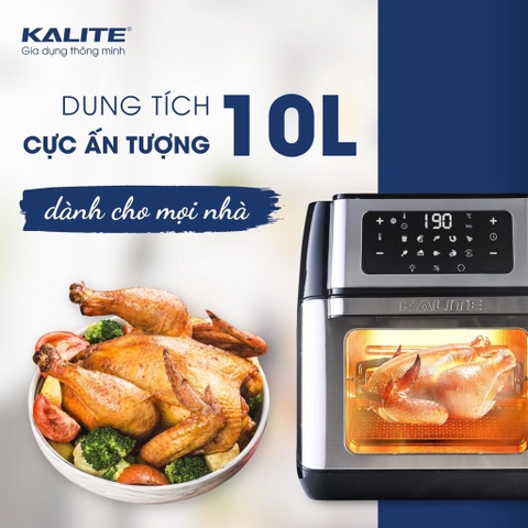 nồi chiên không dầu Kalite Q10 dung tích 10lit