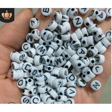hạt chữ tròn 6mm gói/ 30 viên
