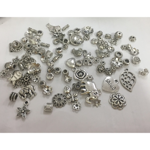 10-50gam hỗn hợp mặt, đế hoa và ống xỏ làm vòng-M7