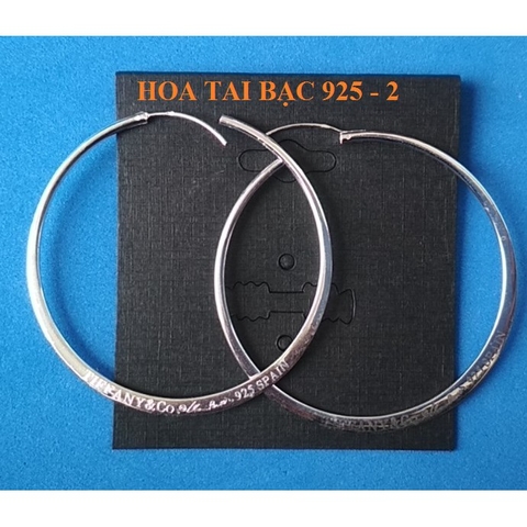 hoa tai bạc 925 sale rẻ -M2