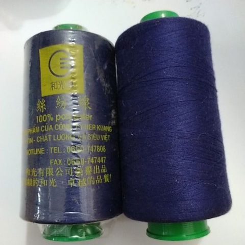 Cuộn chỉ may màu xanh tím 5000m- herkuang