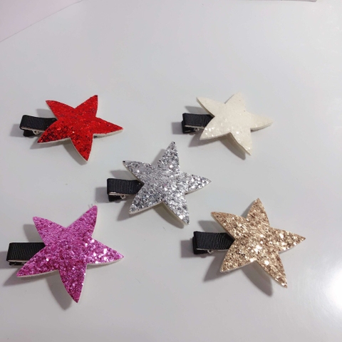 2-10 cái -U86- kẹp tóc mái ngôi sao lấp lánh siêu dễ thương #po124