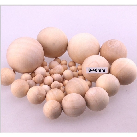 10gam hạt gỗ KHông Lỗ đủ size 8mm-10mm-12mm-14mm-16mm-18mm-20mm-25mm-30mm-35mm-40mm