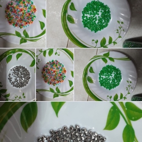 gói 10-25-50gam hạt nhựa ánh cừ 4x5mm