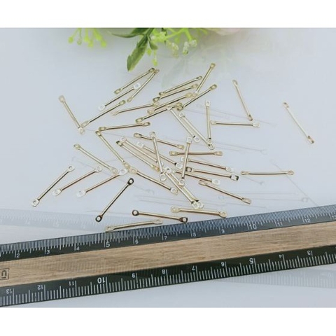 Cây nối 2 đầu bằng đồng mạ (gói 5 cái) - dài 20mm
