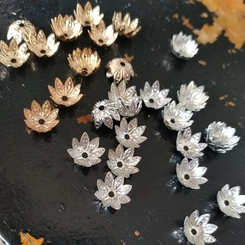 20-50-100 ốp hoa ốp hạt hoa 8 cánh 10mm