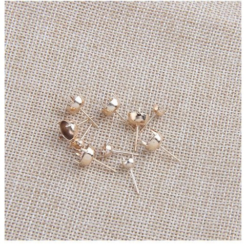 10 đôi chốt làm hoa tai sát tròn