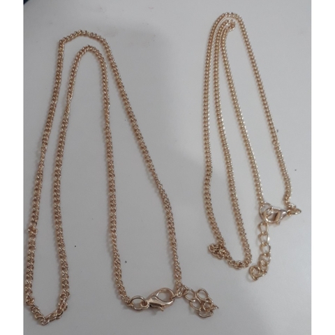 vòng cổ xích màu vàng size 3mm dài 54cm