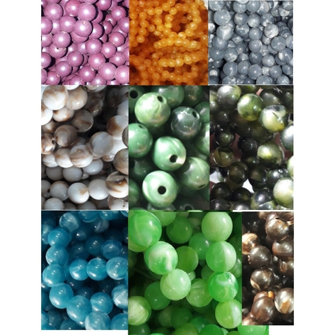 sale thanh lý 10-25gam hạt nhưa 8mm-10mm đủ màu