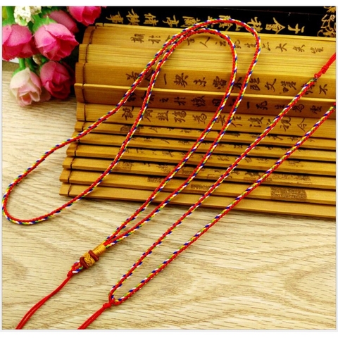 dây chuyền, vòng cổ dây ngũ sắc may mắn