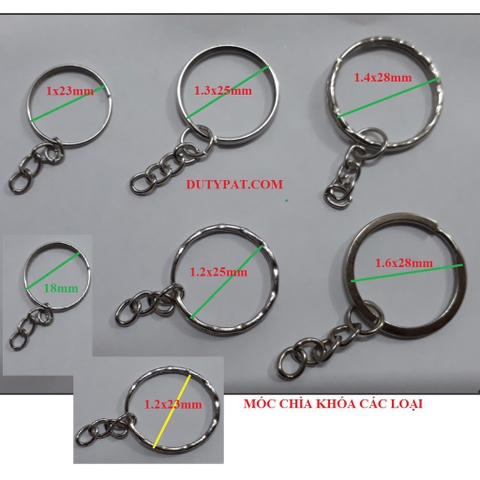 Móc chìa khóa gói 50 cái