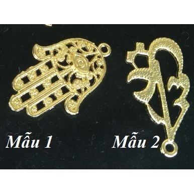 gói 10 Mặt bàn tay & chữ vàng lớn.