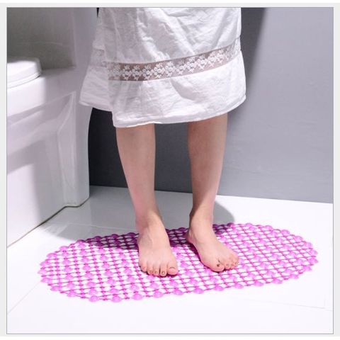 Thảm lau chân nhà tắm nhựa dẻo silicon chống trơn trượt