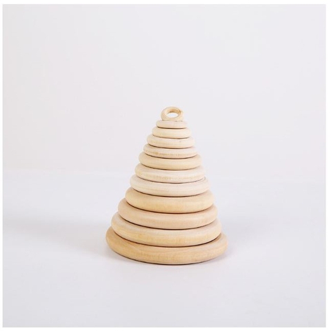 gói 5 Khoen vòng gỗ tròn 7cm