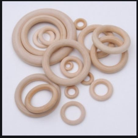 gói 10 Khoen vòng gỗ đủ size 5,5cm