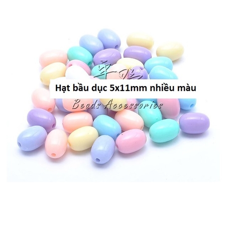 #P117-68 gói 10-50gam hạt nhựa bầu dục 5x11mm