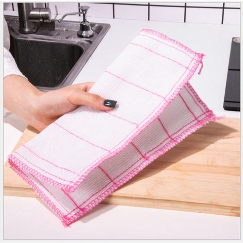 khăn xô dày 4-8 lớp 30x30 đa năng dùng lau bếp, lược ray thực phẩm p191-14