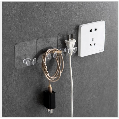 1-5 cái Móc dán tường treo dây sạc điện thoại gắn tường MDT, miếng giữ phích cắm điện gọn gàng
