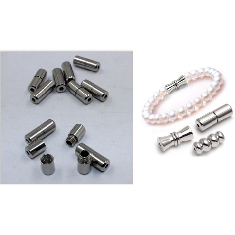 chốt vặn inox không rỉ làm vòng Đường kính ngoài 6mm chiều dài 16mm lỗ trong 2.3mm