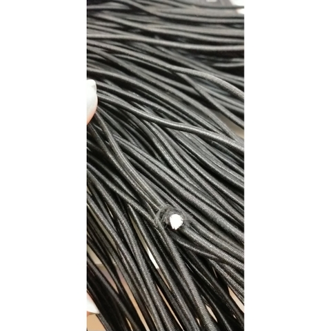 5/10/20m dây thun co giãn đen 3mm