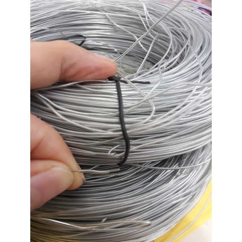 1 CUỘN DÂY NHÔM BỌC NHỰA lớn 1mm 1.2mm 1.5mm 2mm 2.5mm 3mm