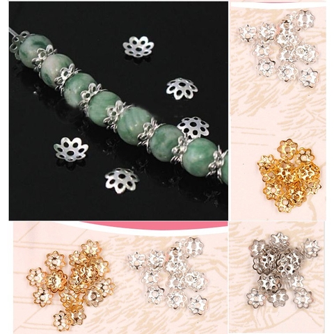 gói 1000 cái đế hoa ốp hạt mỏng size 6-8-10mm