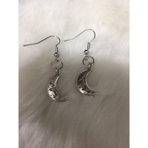 01 Đôi bông tai mặt trăng