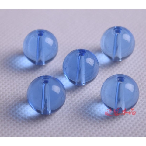 25-100gam hạt đá nhân tạo xanh da trời size 4-6-8-10mm (màu 1)