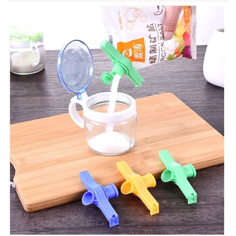 Kẹp Miệng Túi Gói Thực Phẩm có nắp- Kẹp Khóa Kín Bảo Quản Thức Ăn, Bim Bim, Gia Vị, Bánh Kẹo p191-2