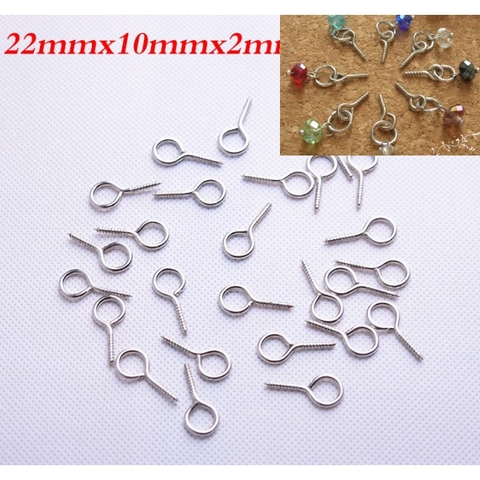 10 khoen móc treo, vít mắt cừu mạ thép chống rỉ size lớn