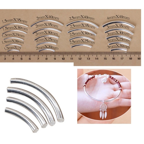 ống xỏ trang sức bạc 925