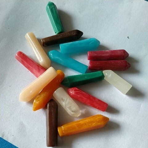 10 viên đạn nhựa nhiều màu