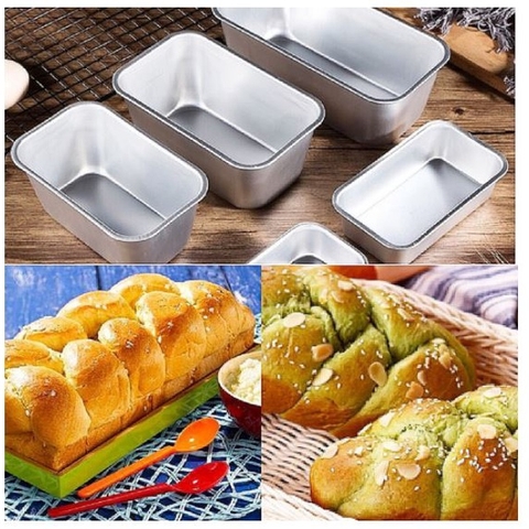 Khuôn bánh chữ nhật A01, A02,A03,A04,A05, khuôn bánh nướng bánh mì, bông lan bơ, bánh gato ,chesse cake, đổ rau câu