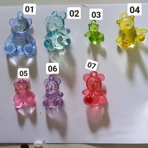 Gấu nhựa, hạt nhựa hình gấu