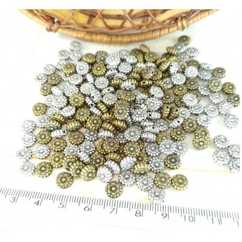 gói 10 charm xỏ hoa 8mm xỏ vòng