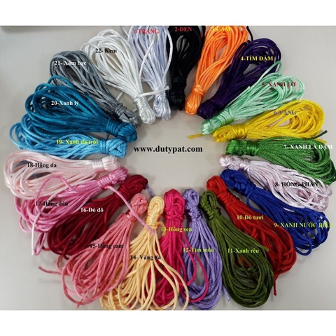 bó 5met dây tim Viet Nam size 2.5mm đủ màu