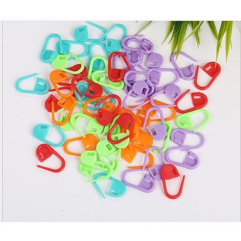 100/200/500 cây Kim nhựa đánh dấu mũi đan móc , MARKER , STICK